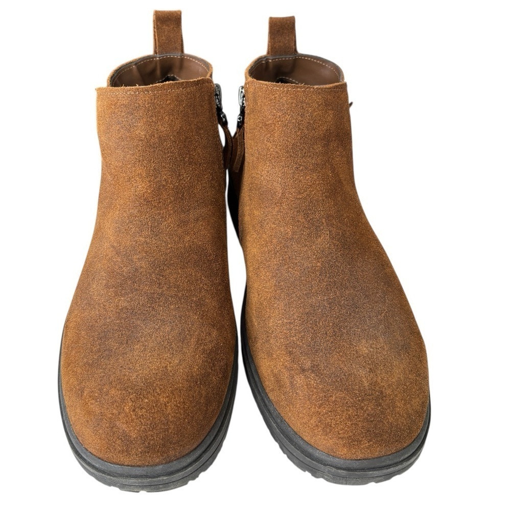 Minnetonka Joyelle Womens Ankle Boot Size 8 Brown Suede Comfort Foam Booties NEW - Picture 9 of 15